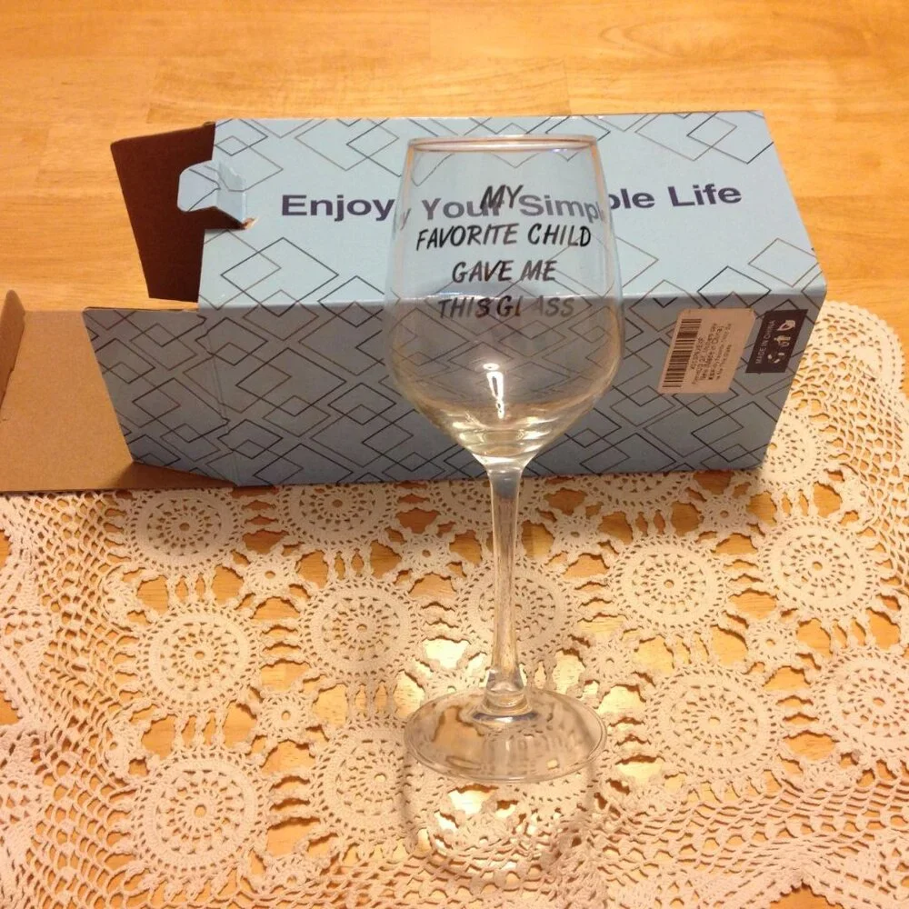 Gift Idea - Mother's Day or birthday Wine Glass